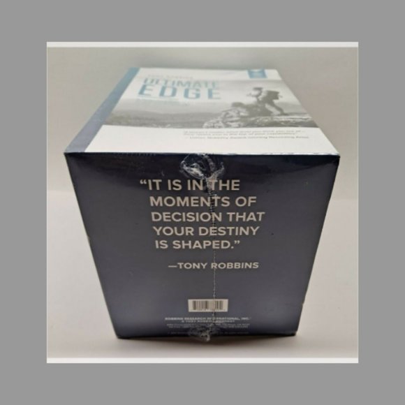 TONY ROBBINS ULTIMATE EDGE 3 & BONUS POWER TALK COMPLETE LIFE DVD CD BOX SET NEW - Picture 4 of 7